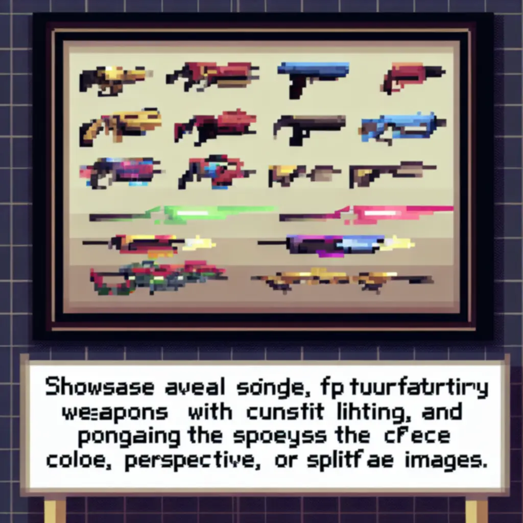 Ekran z wyborem broni w grze Roto Force